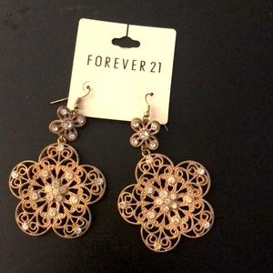 Forever 21 Flower Earrings